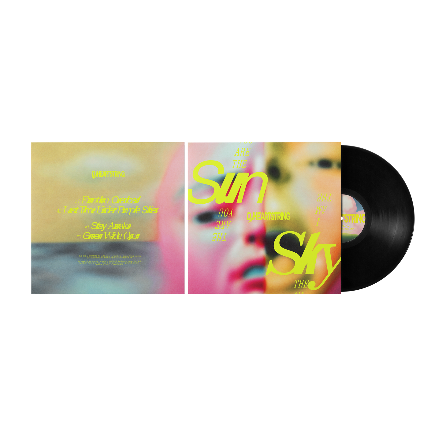 DJ HEARTSTRING - You Are The Sun, I Am The Sky EP Black Vinyl